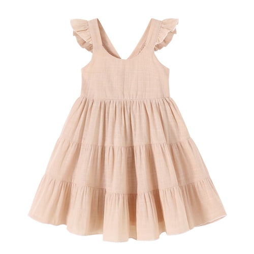 Mara & Moon Apricot Flutter Dress