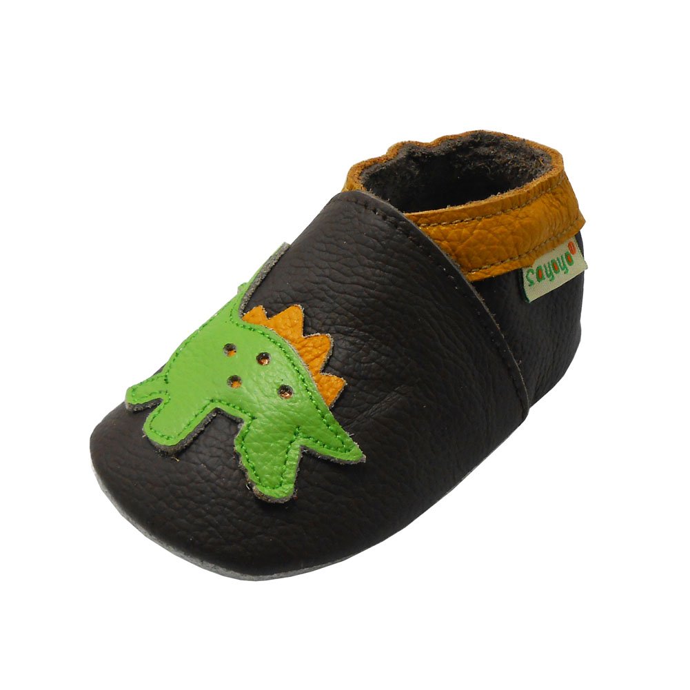 Mara & Moon™ DinoStep Soft Sole Baby Shoes